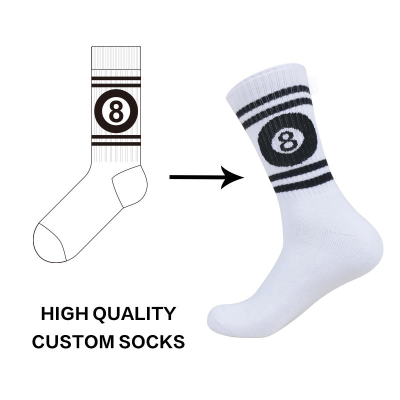 Jacquard Logo Mens Socks Sport Athletic Running Sneaker Hardloopsokken Oem Unisex Cotton Men Crew Custom Socks