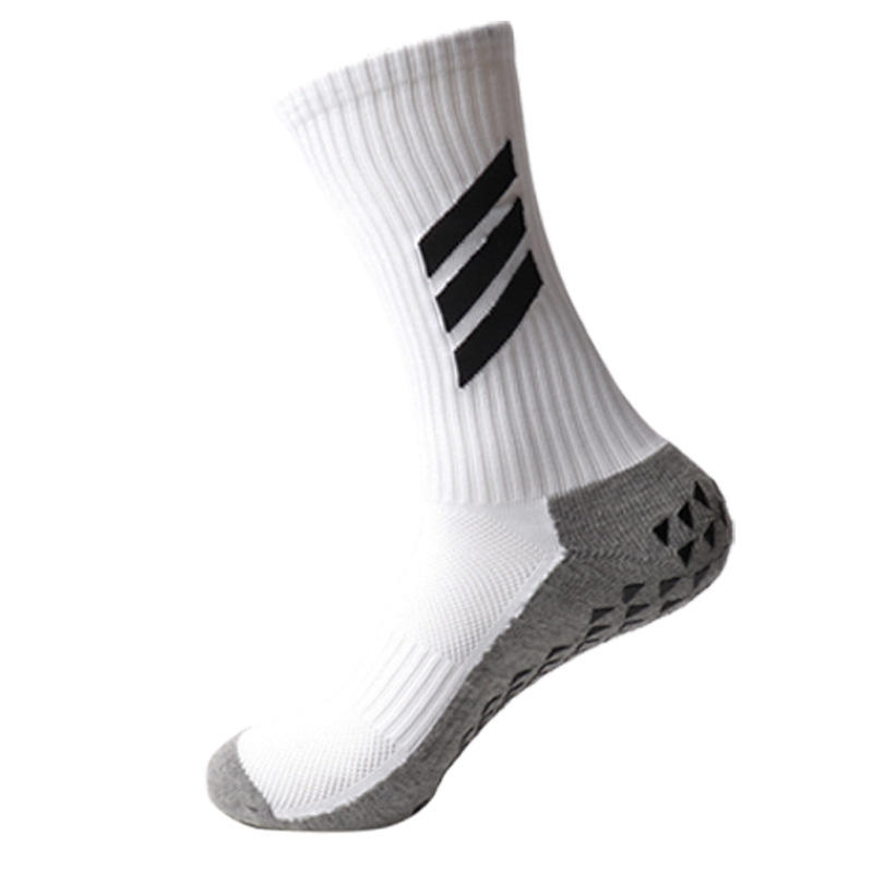 Compression sport running anti slip football custom grip custom socks logo