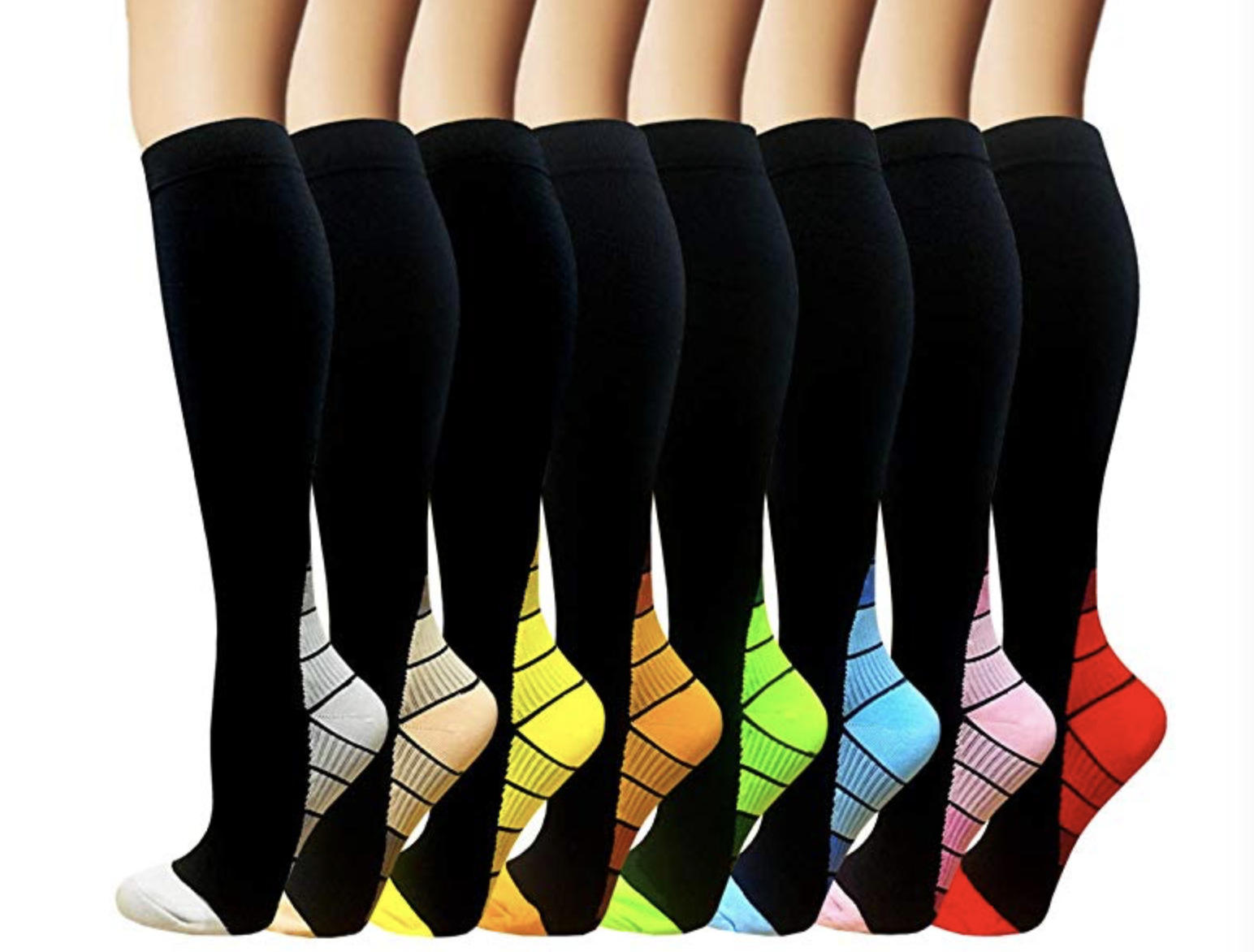 Factory Price Breathable Quality Long Knee High Running Sports Sock Compression Socks