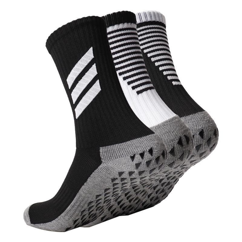 Compression Sport Running Anti Sip Football Custom Grip Custom Socks Logo