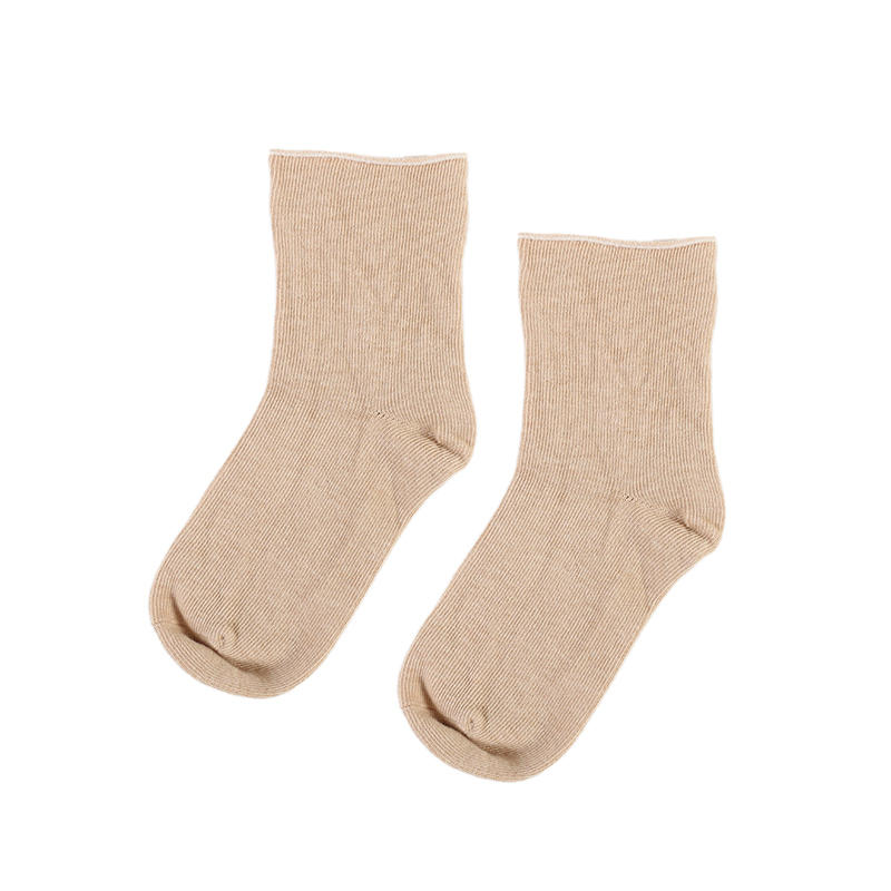Winter thick breathable kid's high quality organic baby sock colored cotton warm soft plain baby socks