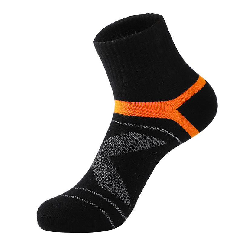 Manufacturer Sports Logo Designs Athletic Mens Stylish Cotton Running Socks With Logo