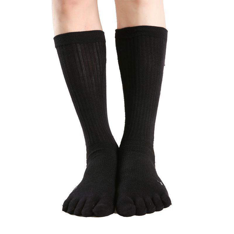 Custom Separation Non Slip Fashion Compression Men's Five Finger Running Toes Socks