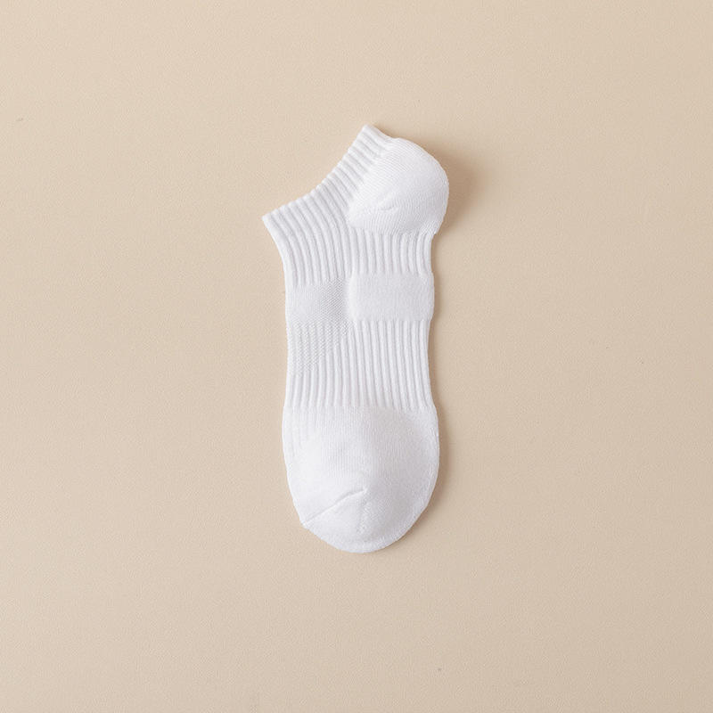 3 sizes running short cotton thick logo sports custom crew ankle socks unisex