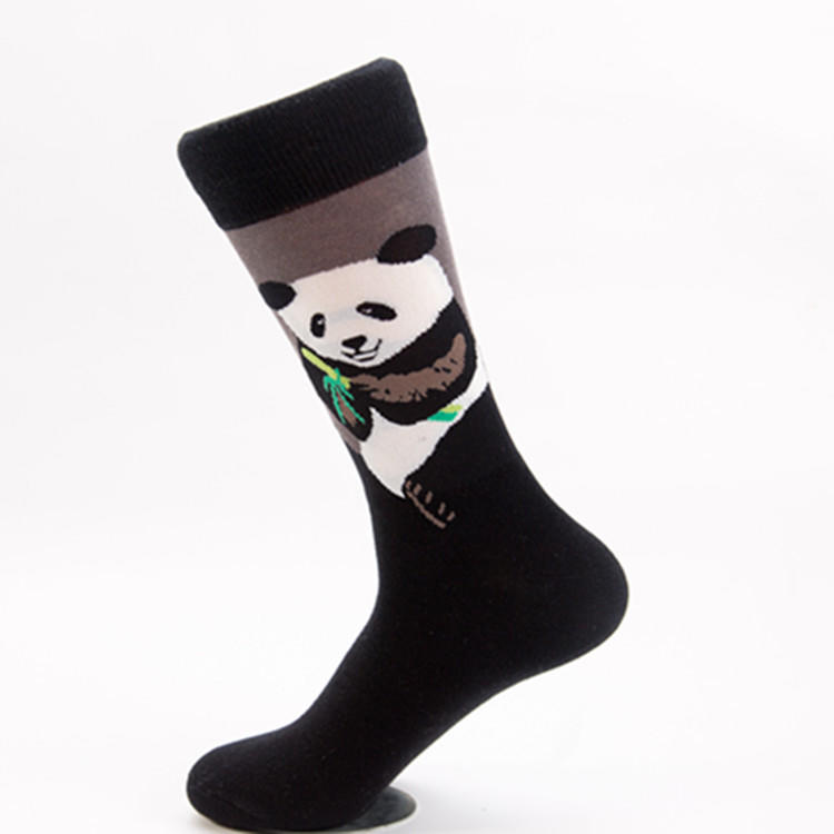 OEM New Design Cotton Made Novelty Fashion Funny Cute Animal Pattern Custom Dress Socks