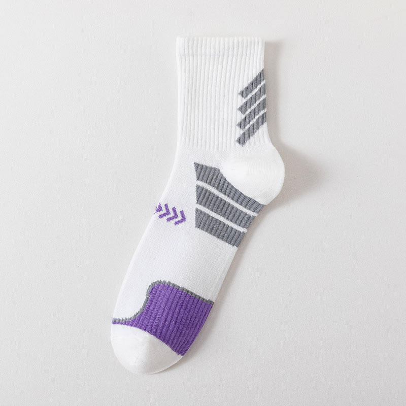 OEM logo athletic custom sports basketball running compression socks
