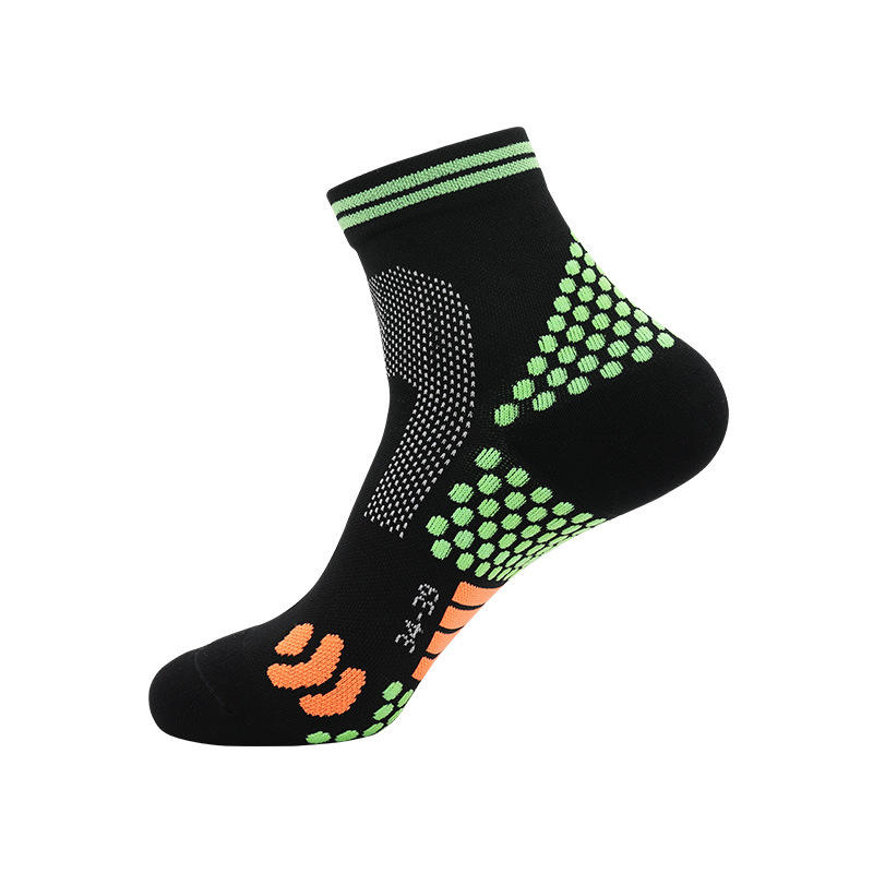Professional nylon badminton athletic cushion sport premium fashion compression socks