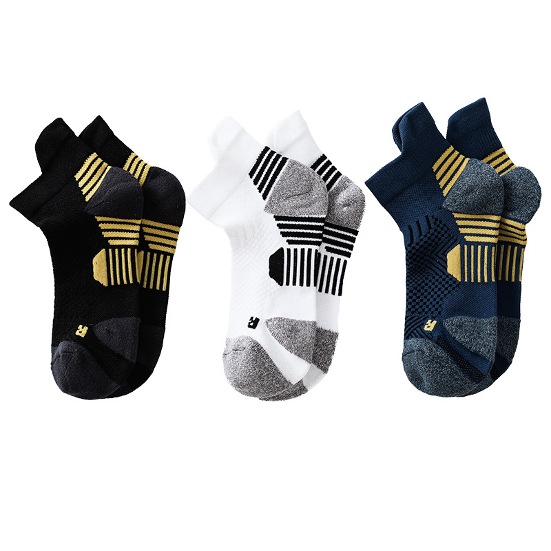 Socks performance athletic short nylon cushion sport custom running compression ankle socks