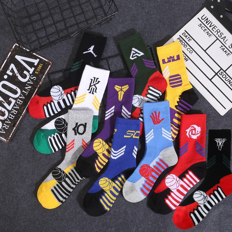 custom basketball cotton elite running men thick cotton crew sports socks