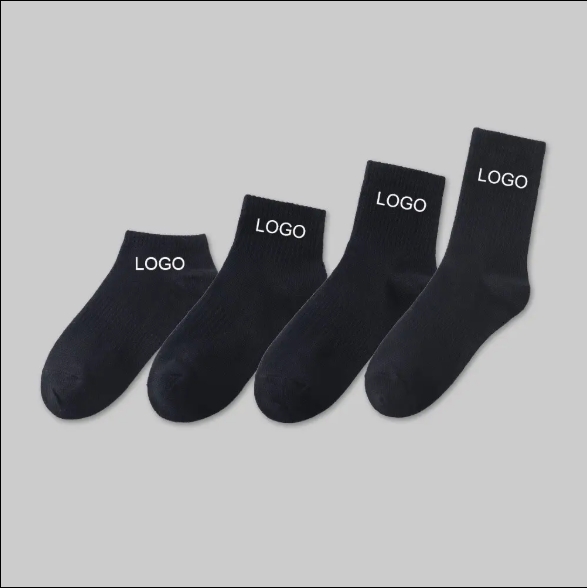 High Quality Custom Logo Compression Unisex Athletic Custom Cotton Sports Ankle Socks