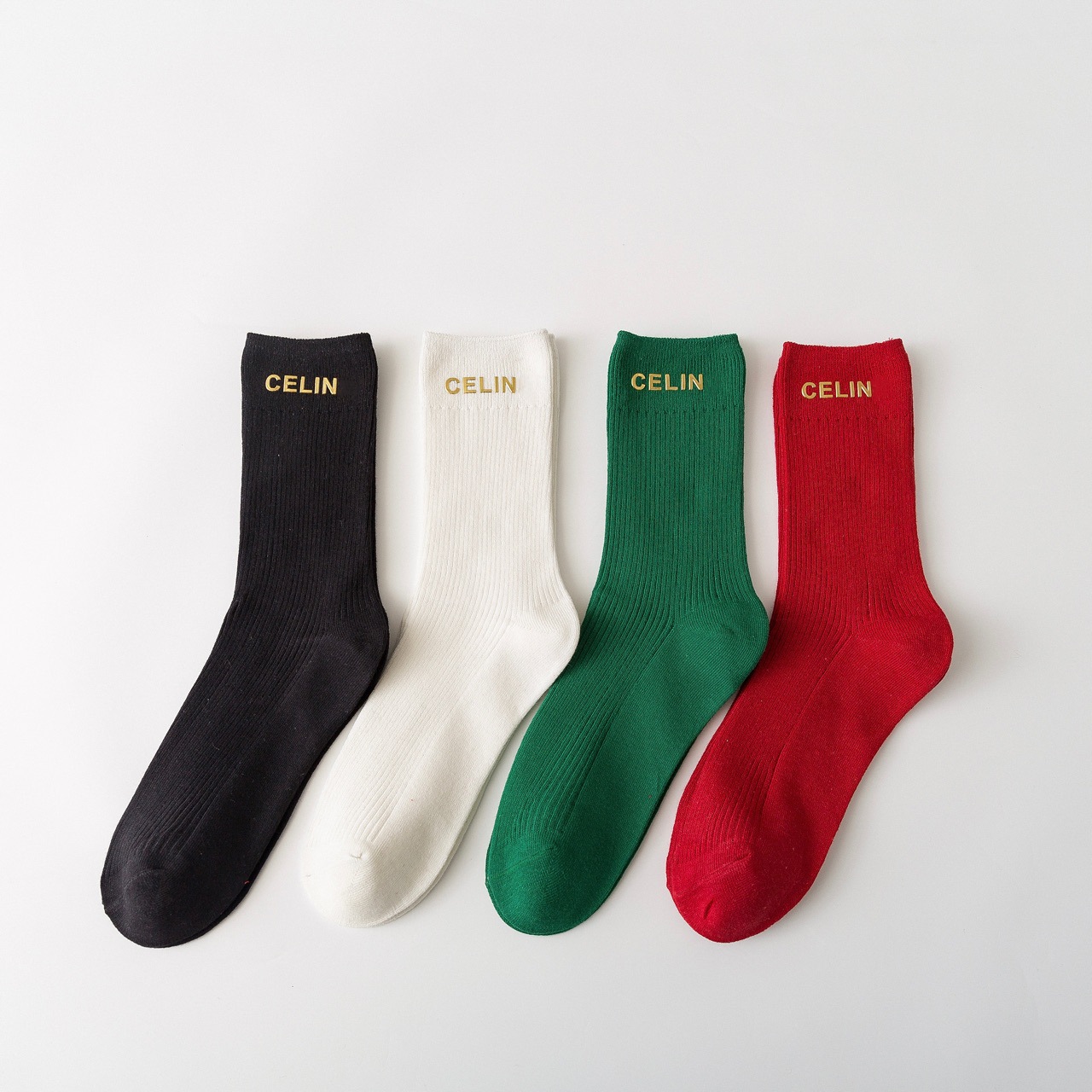 Wholesale Letter Crew School Middle Large Children Dress Socks for Women