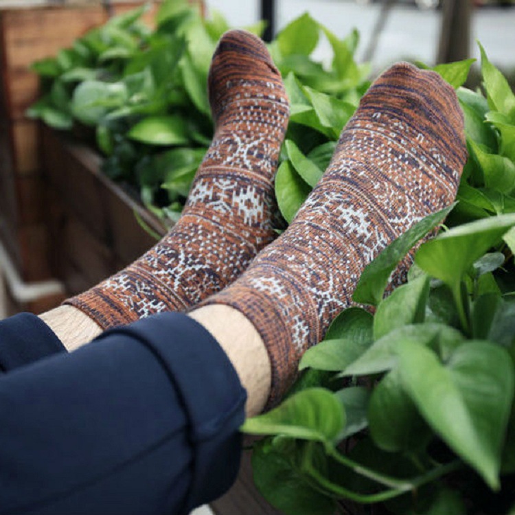 High Quality Fashion Trendy Funny Colorful Cotton Meksn Sock