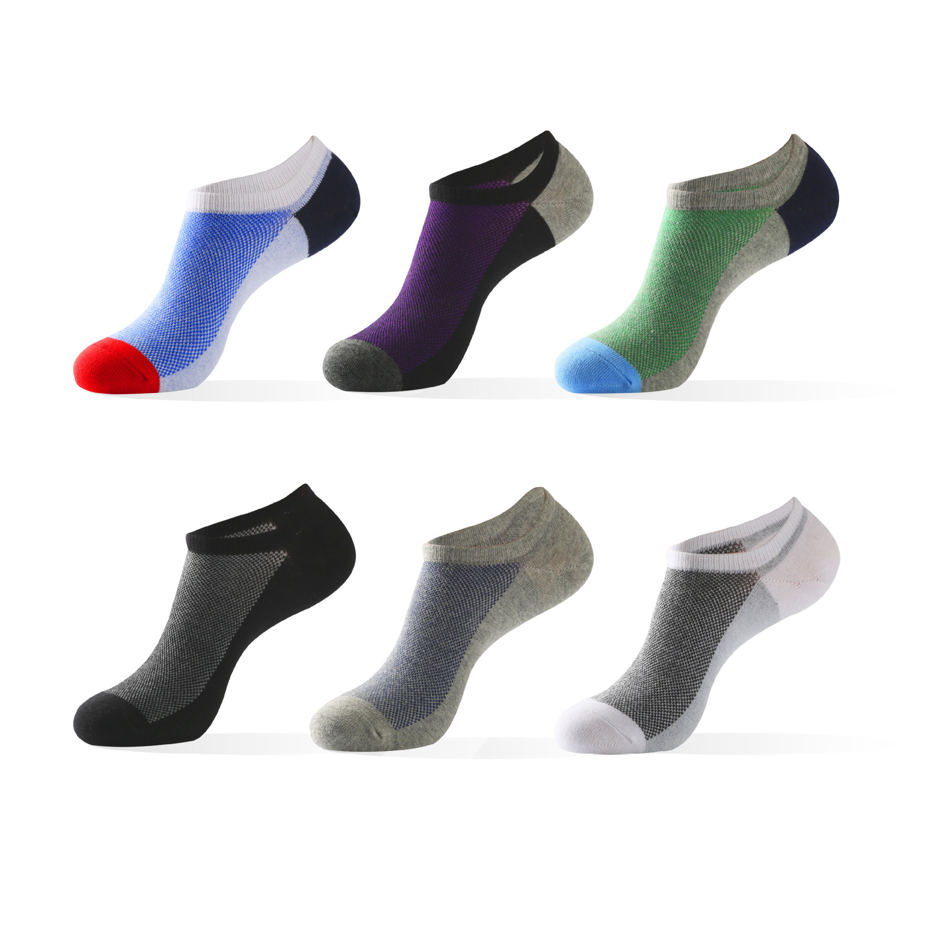 Fashion Designer Casual Cotton Socks Men Splicing Men Cotton No Show Socks