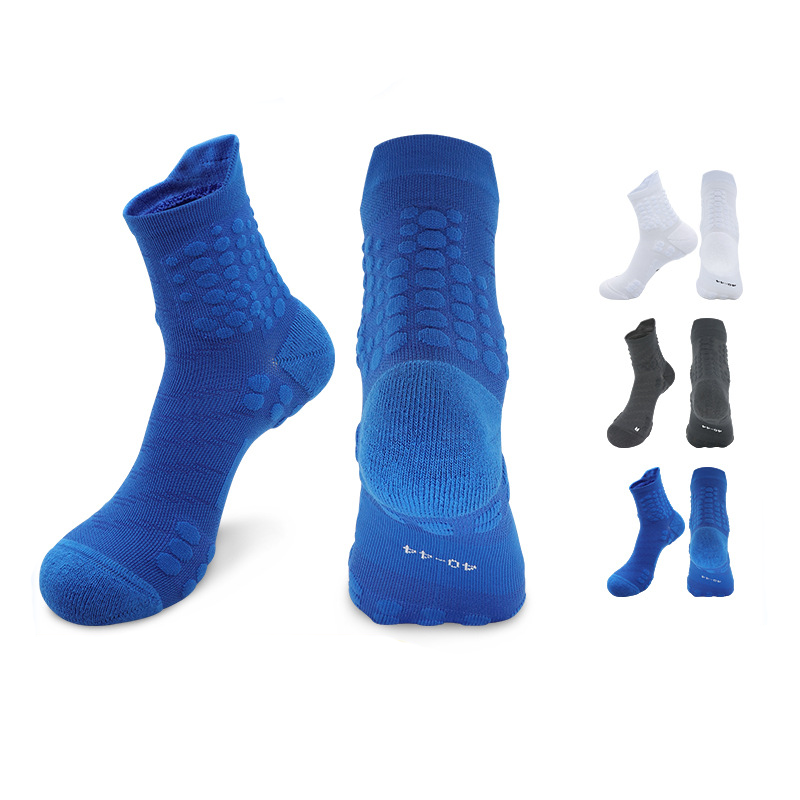 Thick Cushion Non-slip Personalized Basketball Badminton Socks for Men