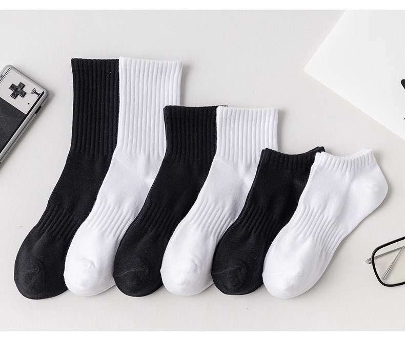 Wholesale Middling Cotton Towel-bottom Sport Mens Crew Socks Ankle Socks