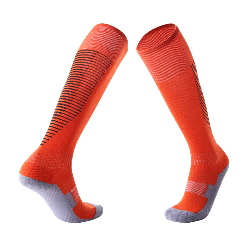 High Quality Professional Sportswear Soccer Sock Thickened Terry Sports Socks Breathable Anti Slip Custumized Soccer Socks