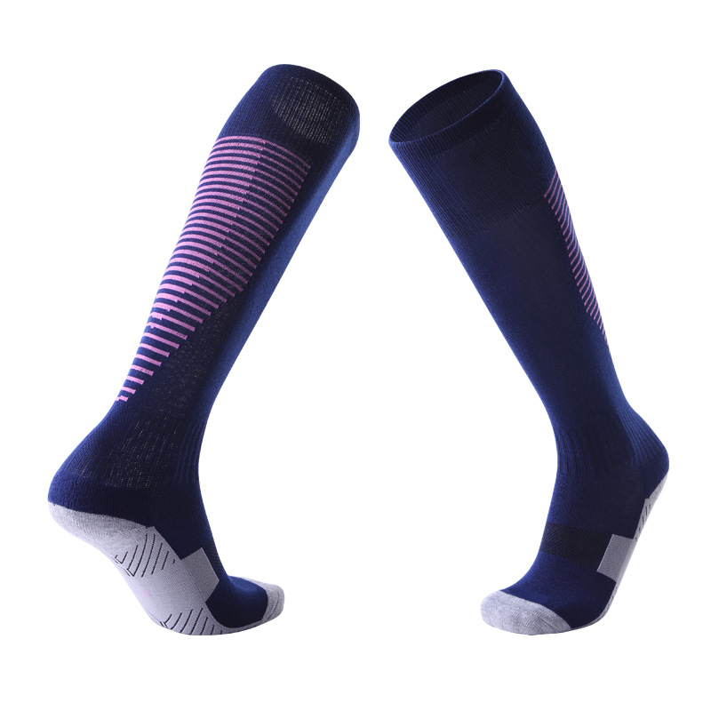 High Quality Professional Sportswear Soccer Sock Thickened Terry Sports Socks Breathable Anti Slip Custumized Soccer Socks