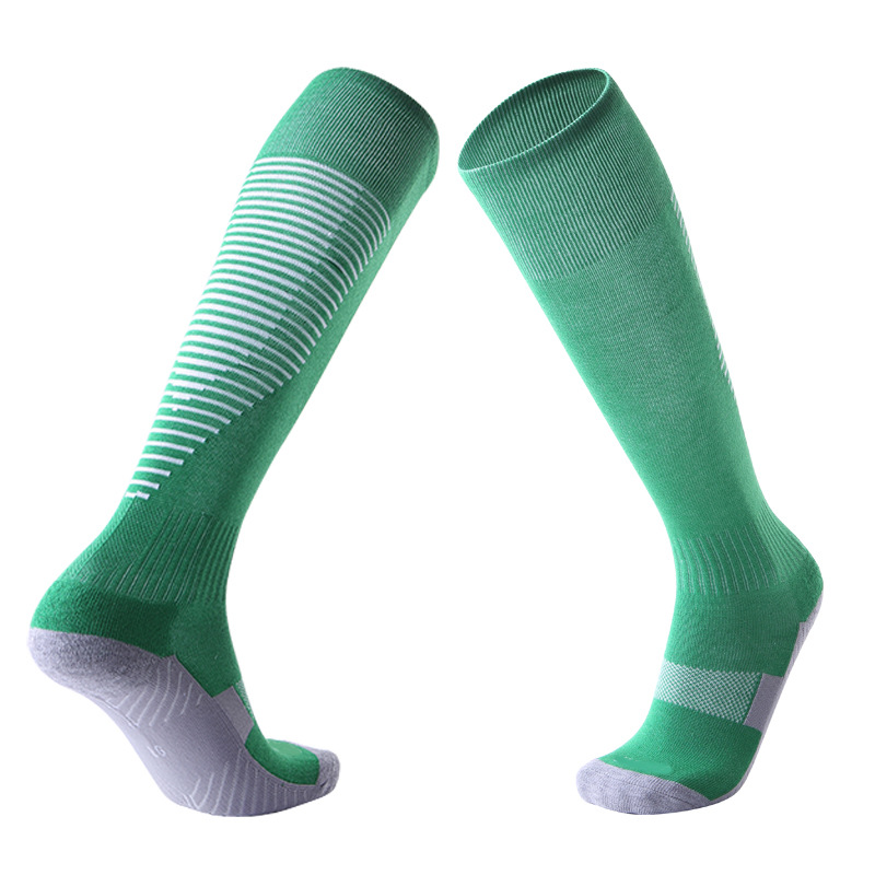 High Quality Professional Sportswear Soccer Sock Thickened Terry Sports Socks Breathable Anti Slip Custumized Soccer Socks