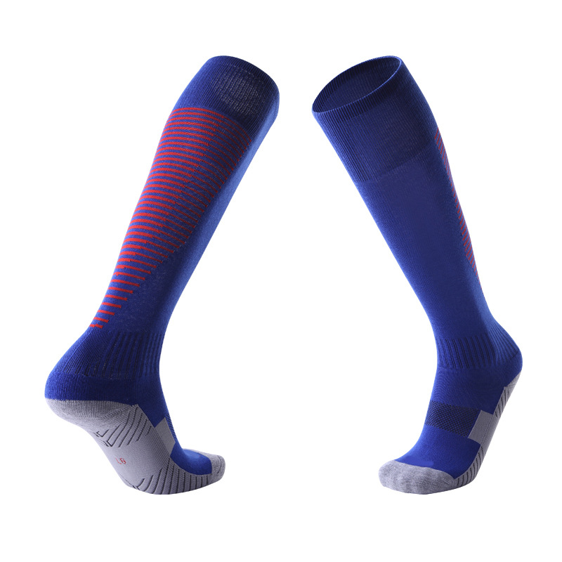 High Quality Professional Sportswear Soccer Sock Thickened Terry Sports Socks Breathable Anti Slip Custumized Soccer Socks