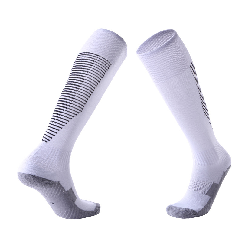 High Quality Professional Sportswear Soccer Sock Thickened Terry Sports Socks Breathable Anti Slip Custumized Soccer Socks