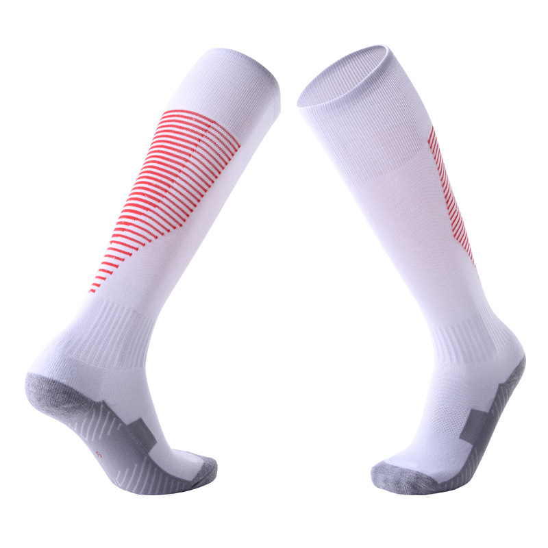 High Quality Professional Sportswear Soccer Sock Thickened Terry Sports Socks Breathable Anti Slip Custumized Soccer Socks
