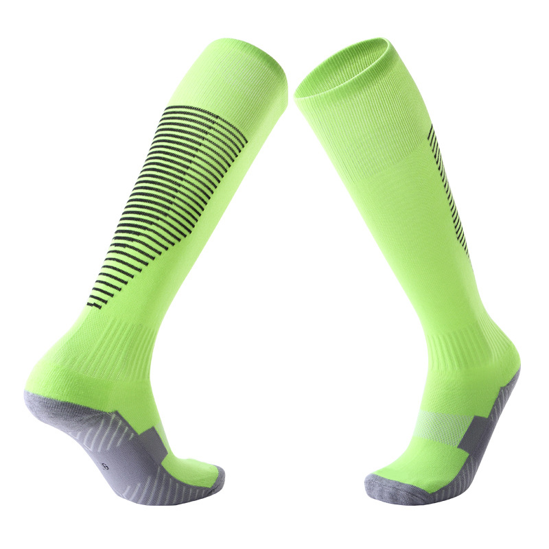 High Quality Professional Sportswear Soccer Sock Thickened Terry Sports Socks Breathable Anti Slip Custumized Soccer Socks