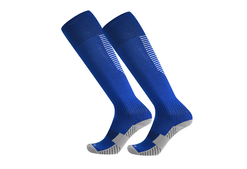 High Quality Professional Sportswear Soccer Sock Thickened Terry Sports Socks Breathable Anti Slip Custumized Soccer Socks