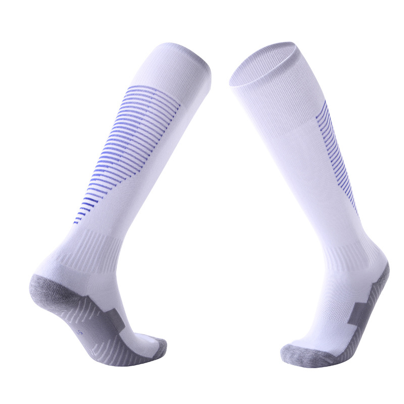 High Quality Professional Sportswear Soccer Sock Thickened Terry Sports Socks Breathable Anti Slip Custumized Soccer Socks