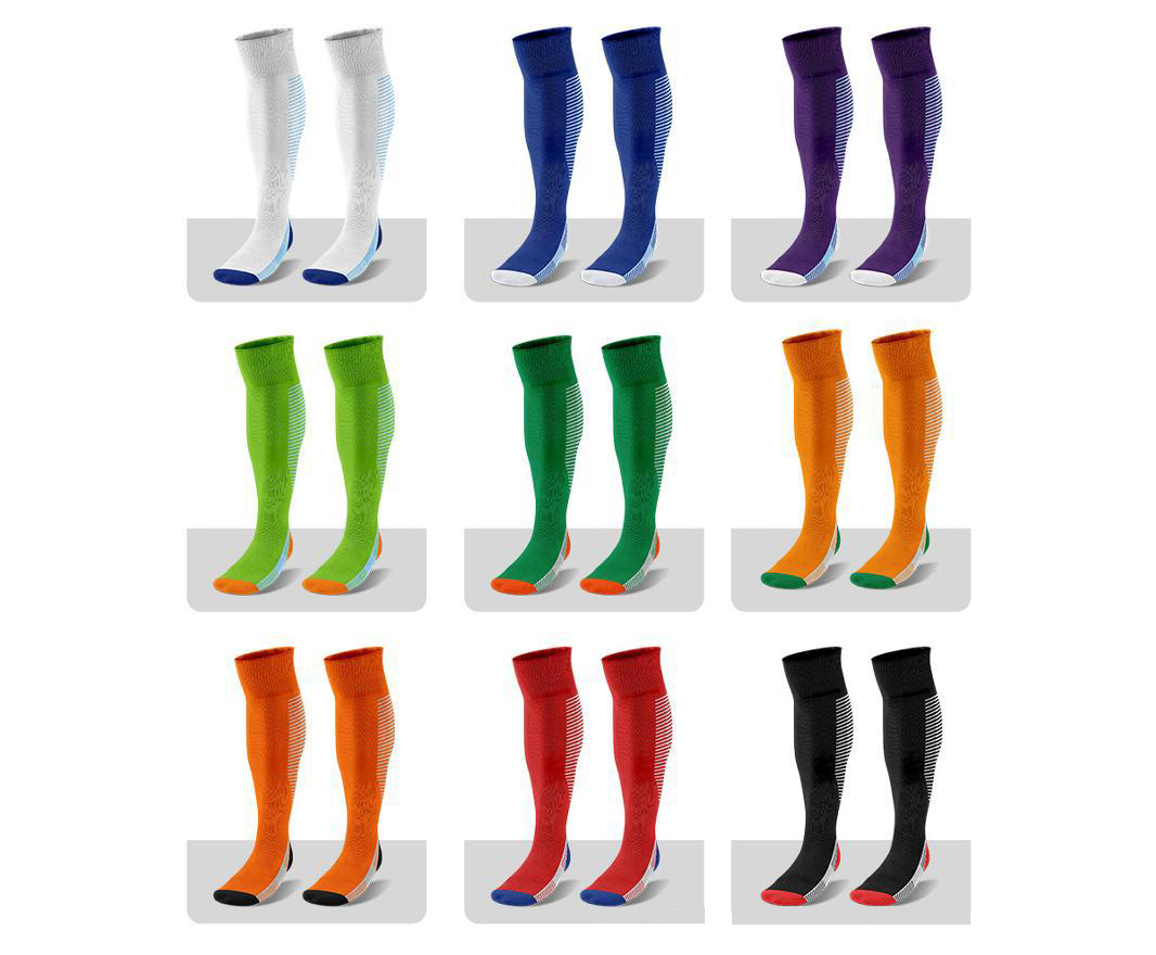 OEM Custom Professional Wear-resistant Anti Slip Personalized Men's Football Socks