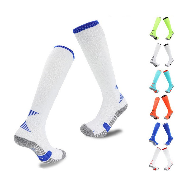 Cool and breathable long-leg high-elastic polyester soccer socks